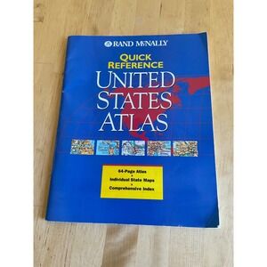 Rand McNally Quick Reference United States Atlas 1999 Paperback 64-Page Map Book